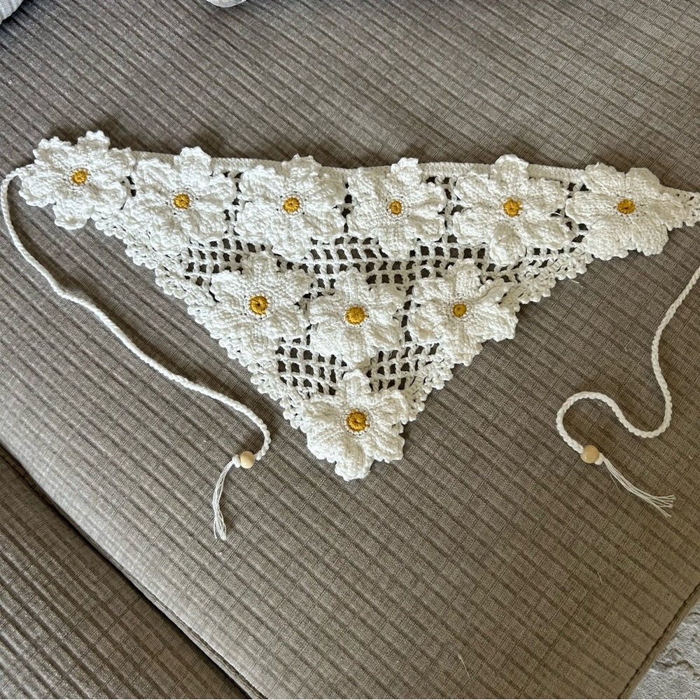 Free People White Crochet Bodice Maxi Dress - Picture 7 of 9